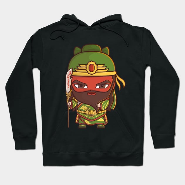 GUAN YU ROMANCE OF THREE KINGDOM CHIBI Hoodie by PNKid